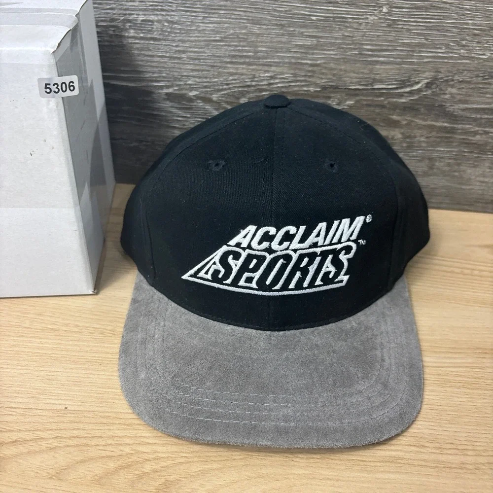 Vintage All Star Game‎ Hat Cap Strap Back Black MLB Baseball 2000 Acclaim Sports